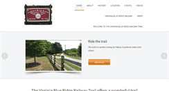 Desktop Screenshot of blueridge-railtrail.org